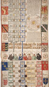 MS Lewis E 201 sekce 4, Kronika dějin světa od stvoření po Woden, s genealogií Edwarda IV., kolem roku 1461 od English School