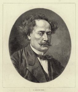 Pan Alexandre Dumas (rytina) od English School