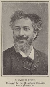 M Carolus Duran (rytina) od English School