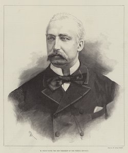 M Felix Faure, nový prezident Francouzské republiky (rytina) od English School