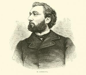 M Gambetta, září 1870 od English School