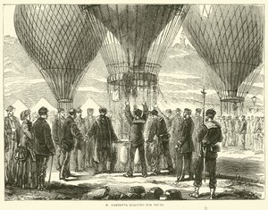 M Gambetta začíná na turné, listopad 1870 od English School