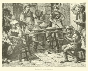 Obchod s makarony, Neapol od English School
