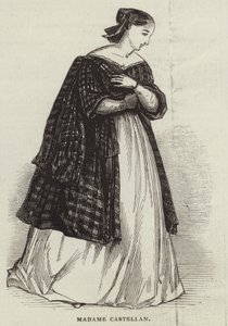 Madame Castellanová (rytina) od English School