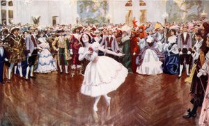 Madame Pavlova se účastní maškarního plesu v Savoyi od English School