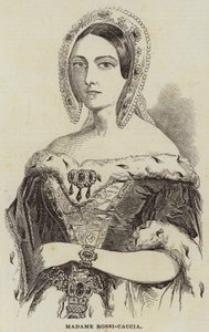 Madame Rossi-Caccia (rytina) od English School