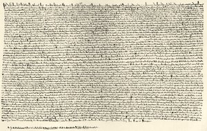 Magna Charta (tuš na pergamenu) od English School