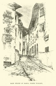 Hlavní ulice Barga, Severní Toskánsko od English School
