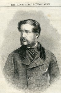Major Charles Nasmyth (1825-61) z Ilustrovaných londýnských zpráv 13. července 1861 od English School