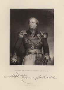 Generálmajor Sir Archibald Campbell od English School