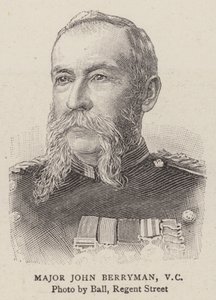 Major John Barryman, VC (rytina) od English School
