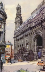 Manchester Royal Exchange (barevné lito) od English School