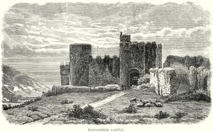 Hrad Manorbeer (rytina) od English School