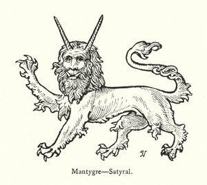 Mantygre, Satyral (rytina) od English School