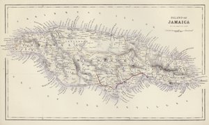 Mapa: Swanston, Edinburgh (barevná litografie). od English School