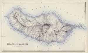 Mapa: Ostrov Madeira, od GH Swanston, Edinburgh (barevné fotografie) od English School
