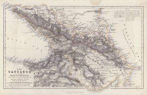 Mapa: Petermanna (barevná litografie). od English School