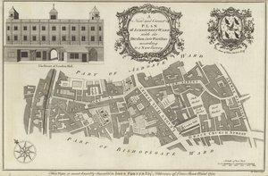 Mapa Lime Street Ward, Londýn