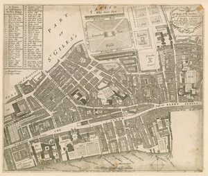 Mapa St Clements Danes a St Mary Savoy, Londýn, s Rolls Liberty a Lincolns Inn