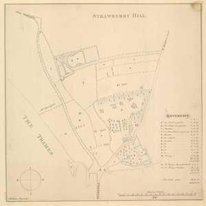 Mapa Strawberry Hill, Londýn