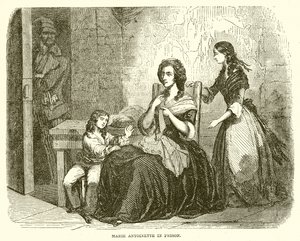 Marie Antoinetta ve vězení od English School