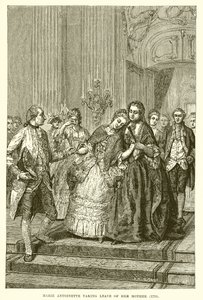 Marie Antoinetta se rozchází se svou matkou od English School