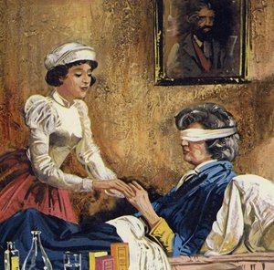 Marie Curie trpěla velmi slabým zrakem od English School