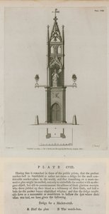 Market cross, Smithfield od English School