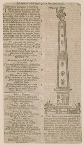 Market cross, Smithfield od English School