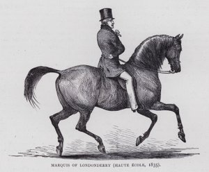 Marquis of Londonderry (rytina) od English School