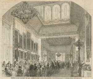 Sňatek hraběte Grosvenora a lady Constance Leveson Gowerové od English School