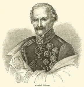 Marshal Blucher (rytina) od English School