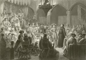 Martin Luther na Diet of Worms od English School
