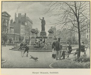 Památník mučedníků ve Smithfieldu od English School