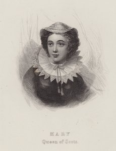 Marie, královna Skotů (rytina) od English School