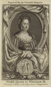 Marie, královna Viléma III od English School
