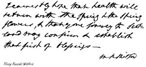 Mary Russell Mitford od English School