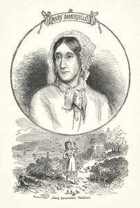 Mary Somerville , skotský vědec a spisovatel (rytina) od English School