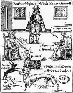 Matthew Hopkins, The Witchfinder General († 1647) od English School