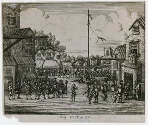 Májový jarmark v roce 1716 od English School