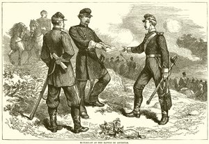 McClellan v bitvě u Antietamu