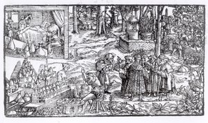 Pěstování lékařských bylin, 1531 od English School