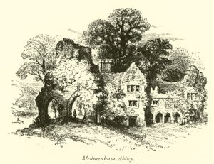opatství Medmenham od English School