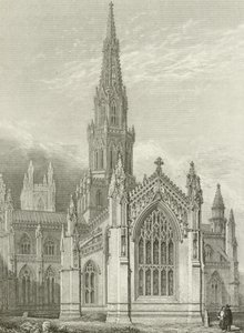 Melrose Abbey, obnoven od English School