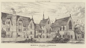 Memorial College, Cuddesdon (rytina) od English School