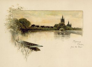 Pamětní divadlo z řeky od English School