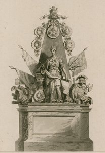 Pomník lorda Ligoniera, Westminsterské opatství, Londýn od English School