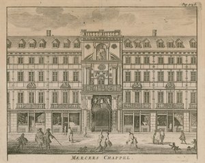 Mercers Chapel, Cheapside, Londýn od English School