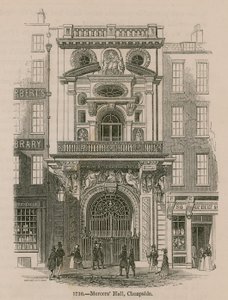 Mercers Hall, Cheapside, Londýn od English School