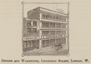 Společnost Messrs Hobson and Sons, Military Outfitters od English School